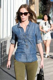 Emily Blunt Street Style - Shopping in West Hollywood - March 2015
