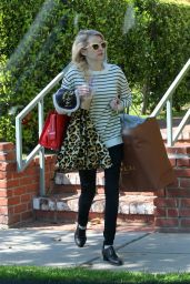 Emma Roberts - Leaving Her Home in Los Angeles, March 2015