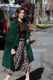 Emmy Rossum - Arrives at ABC Studios in NYC to Appear on 
