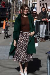 Emmy Rossum - Arrives at ABC Studios in NYC to Appear on 