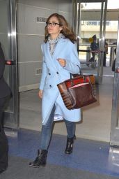 Emmy Rossum - at JFK Airport in NYC, March 2015