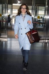 Emmy Rossum - at JFK Airport in NYC, March 2015