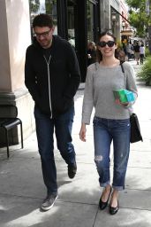 Emmy Rossum in Jeans - Out in Beverly Hills, March 2015