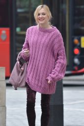 Fearne Cotton - Arriving at BBC Radio 1 in London, March 2015