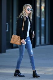 Gigi Hadid in Tight Jeans - Out in NYC, March 2015