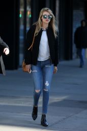 Gigi Hadid in Tight Jeans - Out in NYC, March 2015