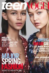 Gigi Hadid - Teen Vogue Magazine (US) March 2015 Cover