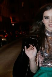 Hailee Steinfeld Style - Dior After Party at Les Bains Douches in Paris, March 2015