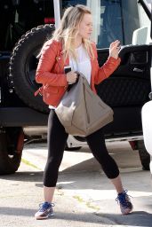 Hilary Duff - Going to a Gym in West Hollywood, March 2015