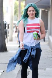 Hilary Duff - Leaving the Gym in West Hollywood, March 2015