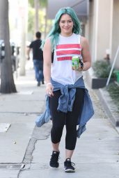Hilary Duff - Leaving the Gym in West Hollywood, March 2015