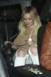 Hilary Duff Night Out Style - Leaving Warwick Night Club in LA, March 2015