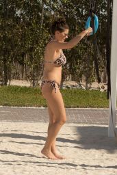 Imogen Thomas in a Bikini on Jumeirah Beach in Dubai, March 2015