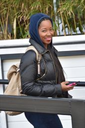 Jamelia Street Style - Out in London - March 2015