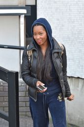 Jamelia Street Style - Out in London - March 2015