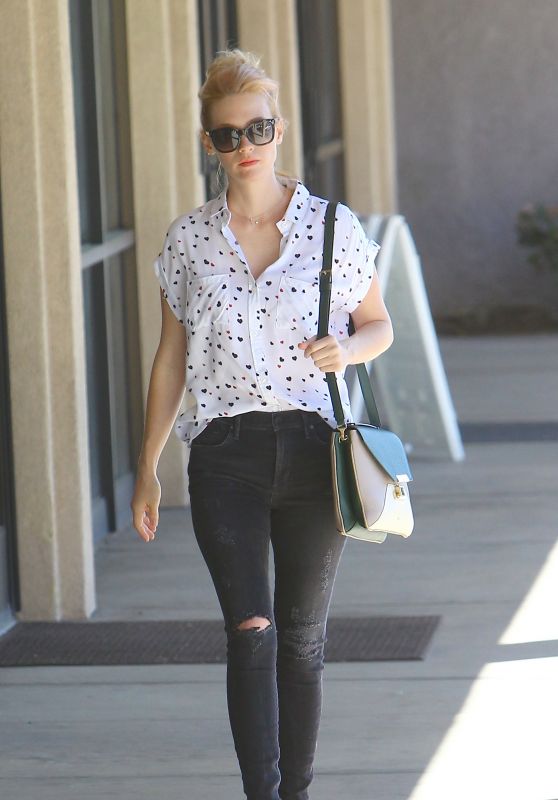 January Jones - Out in Santa Monica, March 2015
