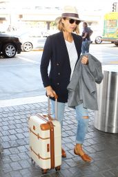 Jessica Alba at LAX Airport, March 2015