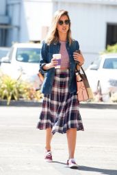 Jessica Alba Street Style - Out in Santa Monica, March 2015