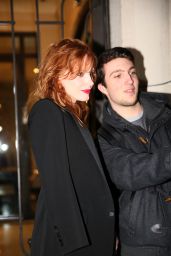 Jessica Chastain Style - Leaving Her Hotel in Paris, March 2015