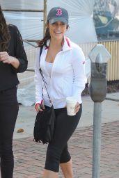 Jessica Lowndes Booty in Tights - Out in Los Angeles, March 2015