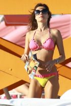 Julia Pereira Bikini Candids - at a Beach in Miami, March 2015