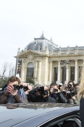 Karlie Kloss – Leaving the Mugler Fashion Show in Paris, March 2015