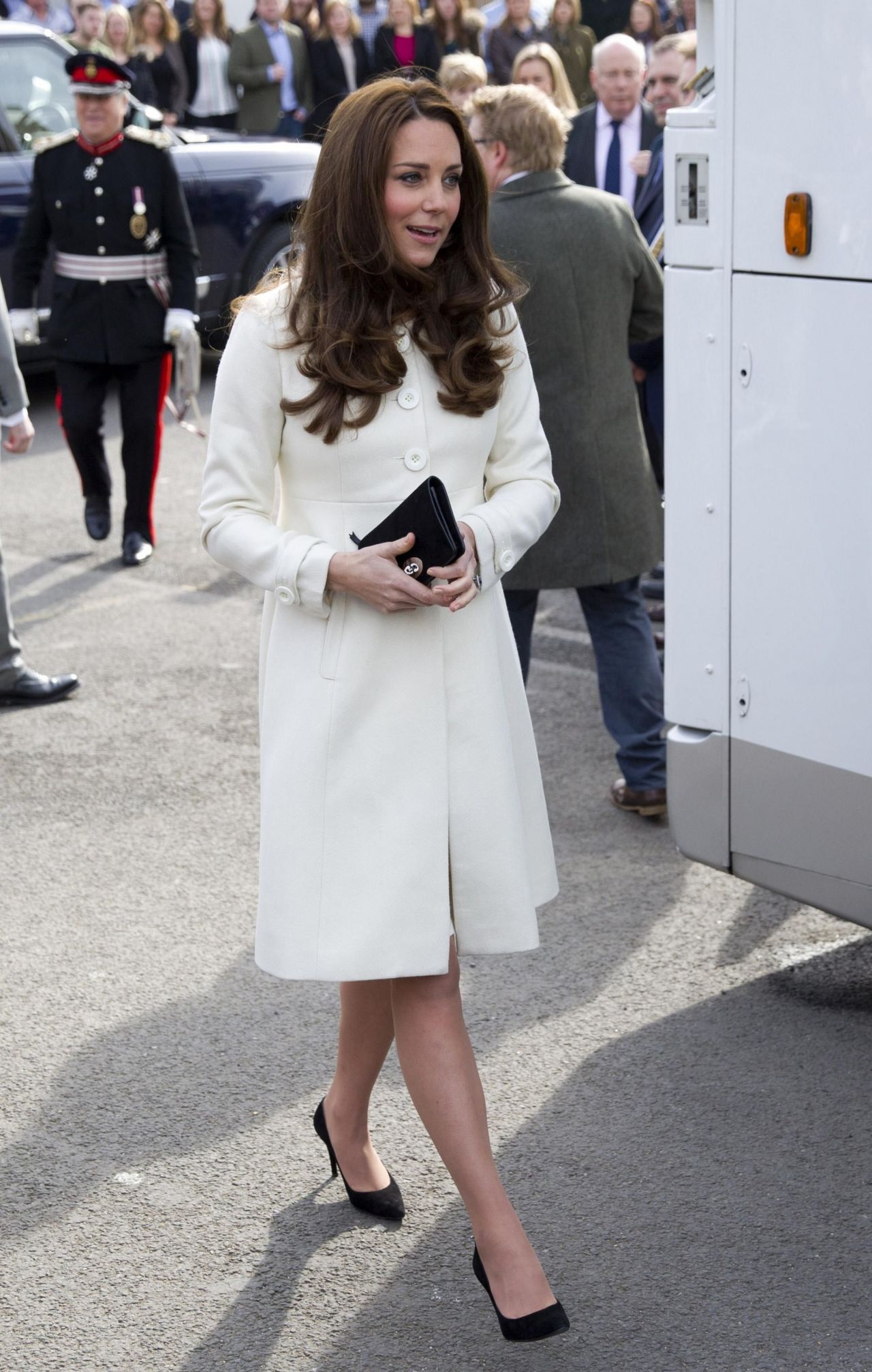 Kate Middleton - Ttouring the Set of 'Downton Abbey' at Ealing Studios ...