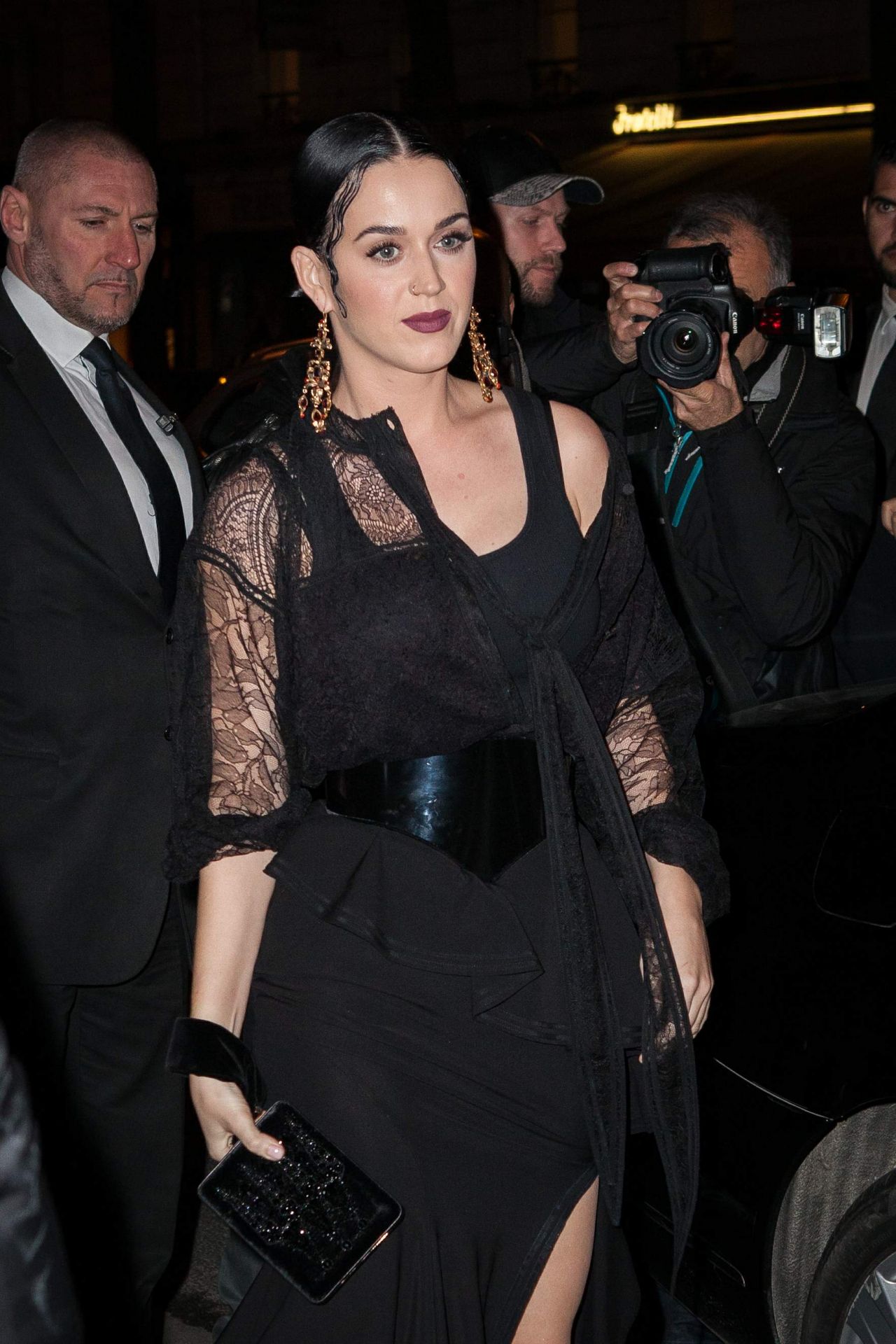 Katy Perry Night Out Style - Out for Dinner in Paris, March 2015 ...