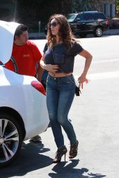 Kelly Brook in Jeans - Out and about in Los Angeles, March 2015