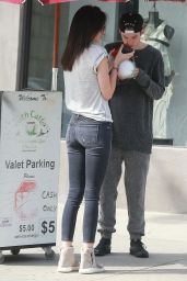 Kendall Jenner Booty in Jeans - at Urth Cafe in West Hollywood, March 2015