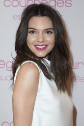 Kendall Jenner Fashion - Courreges and Estee Lauder Dinner Party in Paris, March 2015