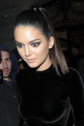 Kendall Jenner, Gigi Haidid & Kim Kardashian Night Out Style - Paris, March 2015