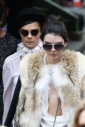Kendall Jenner – Leaving a Chanel Fashion Show in Paris, March 2015