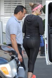 Khloe Kardashian Booty in Leggings - Out in Beverly Hills, March 2015