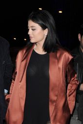 Kylie Jenner Night Out Style - London, March 2015