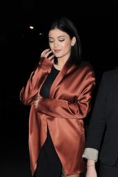 Kylie Jenner Night Out Style - London, March 2015