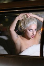 Lady Gaga - Filming Shiseido Commercial in New York City, Feb. 2015