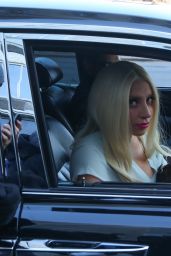 Lady Gaga - Leaving Her Hotel in New York City, February 2015