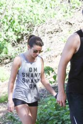 Lea Michele - Goes for a Hike in Los Angeles, March 2015
