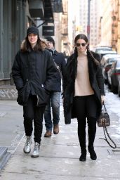 Lily Aldridge Casual Style - Out in New York City, March 2015