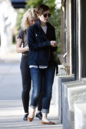Lily Collins Out With Her Mom in Beverly Hills, March 2015