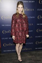 Lily James - The Cinema Society Private Screening of Cinderella in New York City