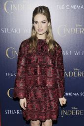 Lily James - The Cinema Society Private Screening of Cinderella in New York City