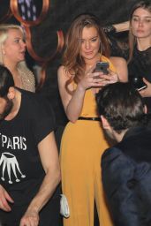 Lindsay Lohan Night Out Style - at Club 79 in Paris, March 2015
