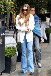 Lindsay Lohan - Out for lunch in London, March 2015