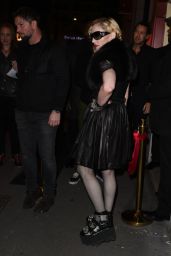 Madonna Style - Arrives at Raspourtine Restaurant in Paris, March 2015