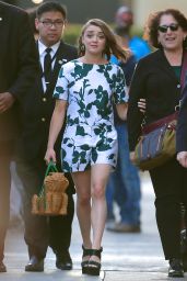 Maisie Williams - at Jimmy Kimmel Live! In Los Angeles, March 2015