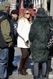 Mariah Carey Street Style - Out in NYC, March 2015