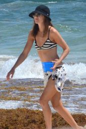 Michelle Monaghan on the Beach in Tulum, Mexico - March 2015