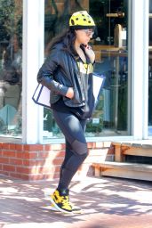 Michelle Rodriguez in Tights - Shopping in West Hollywood, March 2015